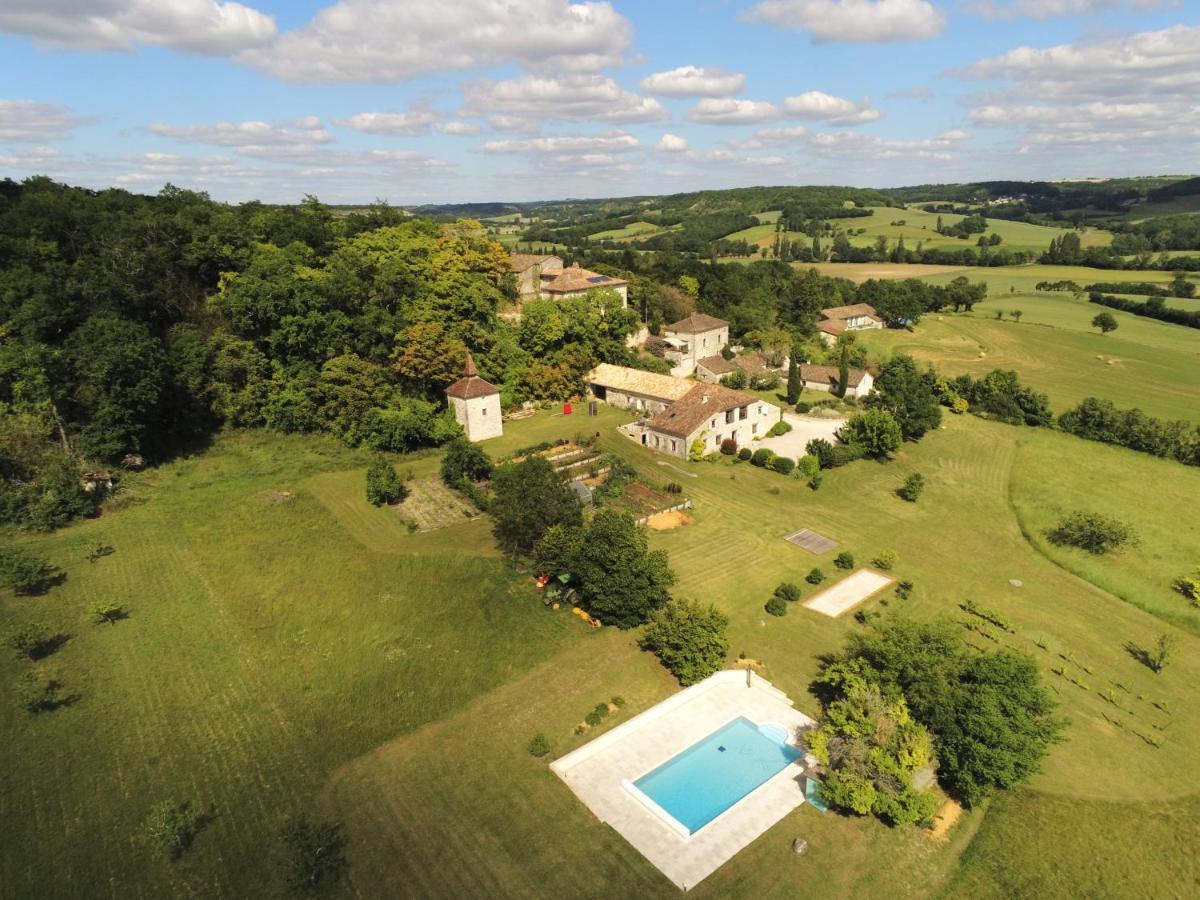 Вилла Les Collines Du Quercy Blanc Кастельно-Монратье Экстерьер фото